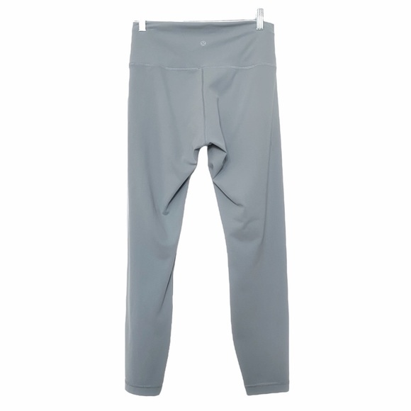 LULULEMON WUNDER TRAIN BABY BLUE HIGH RISE DRAWSTRING ANKLE CUT LEGGINGS - 10 - Picture 3 of 8